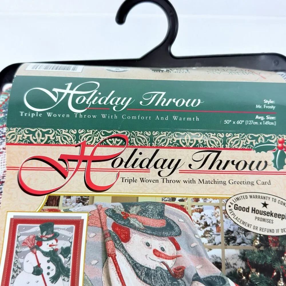 Holiday Throw new frosty